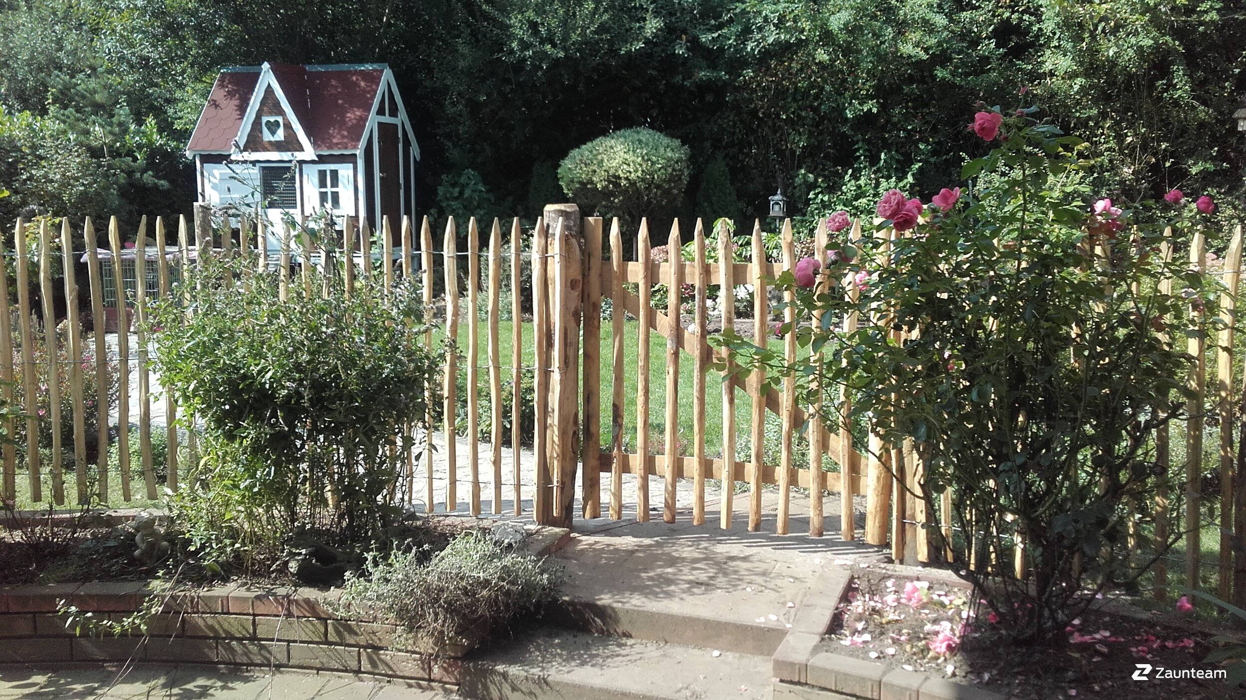 Clôture naturelle de 2016 à 49632 Essen Allemagne de Zaunteam Emsland.