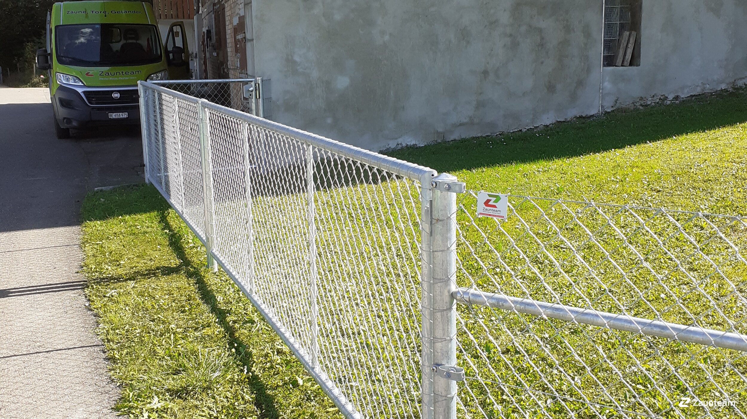 Diagonalgeflecht aus dem 2019 in 3638 Pohlern Schweiz von Zaunteam Kiesen AG.