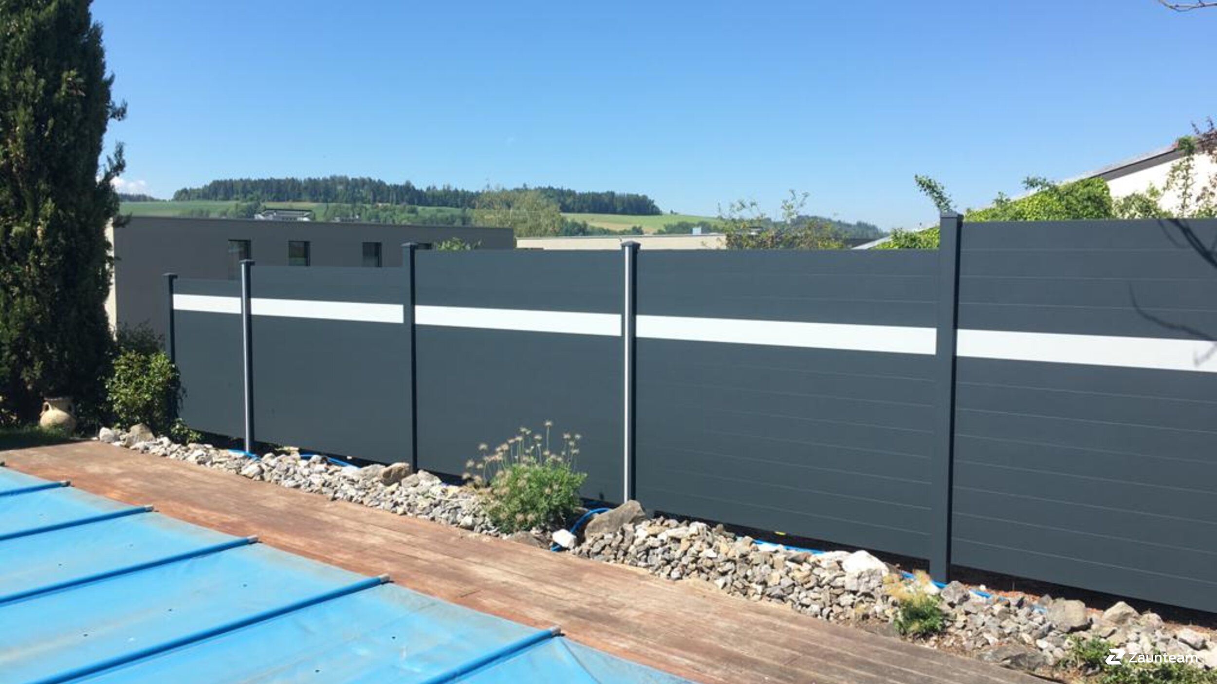 Aluminium Sichtschutz aus dem 2021 in 3067 Boll Schweiz von Zaunteam Kiesen AG.