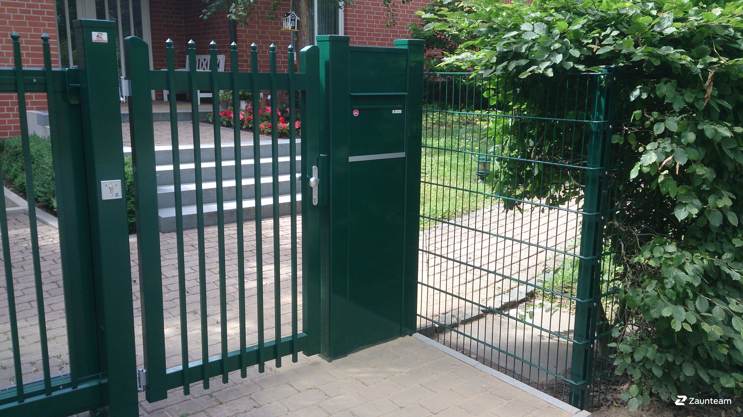Aluzaun aus dem 2016 in 21465 Wentorf bei Hamburg Deutschland von Zaunteam Hamburg-Ost.