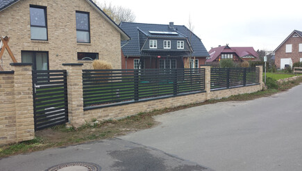 Aluminium Sichtschutz aus dem 2018 in 21481 Schnakenbek Deutschland von Zaunteam Hamburg-Ost.