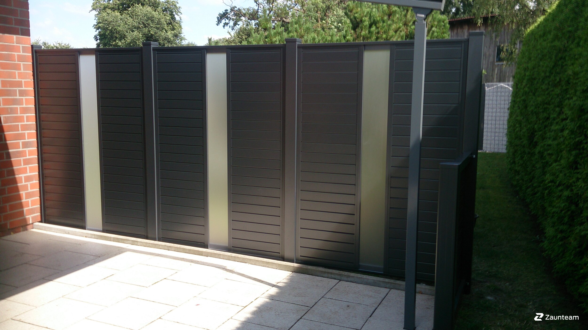 Aluminium Sichtschutz aus dem 2020 in 19258 Boizenburg Deutschland von Zaunteam Hamburg-Ost.