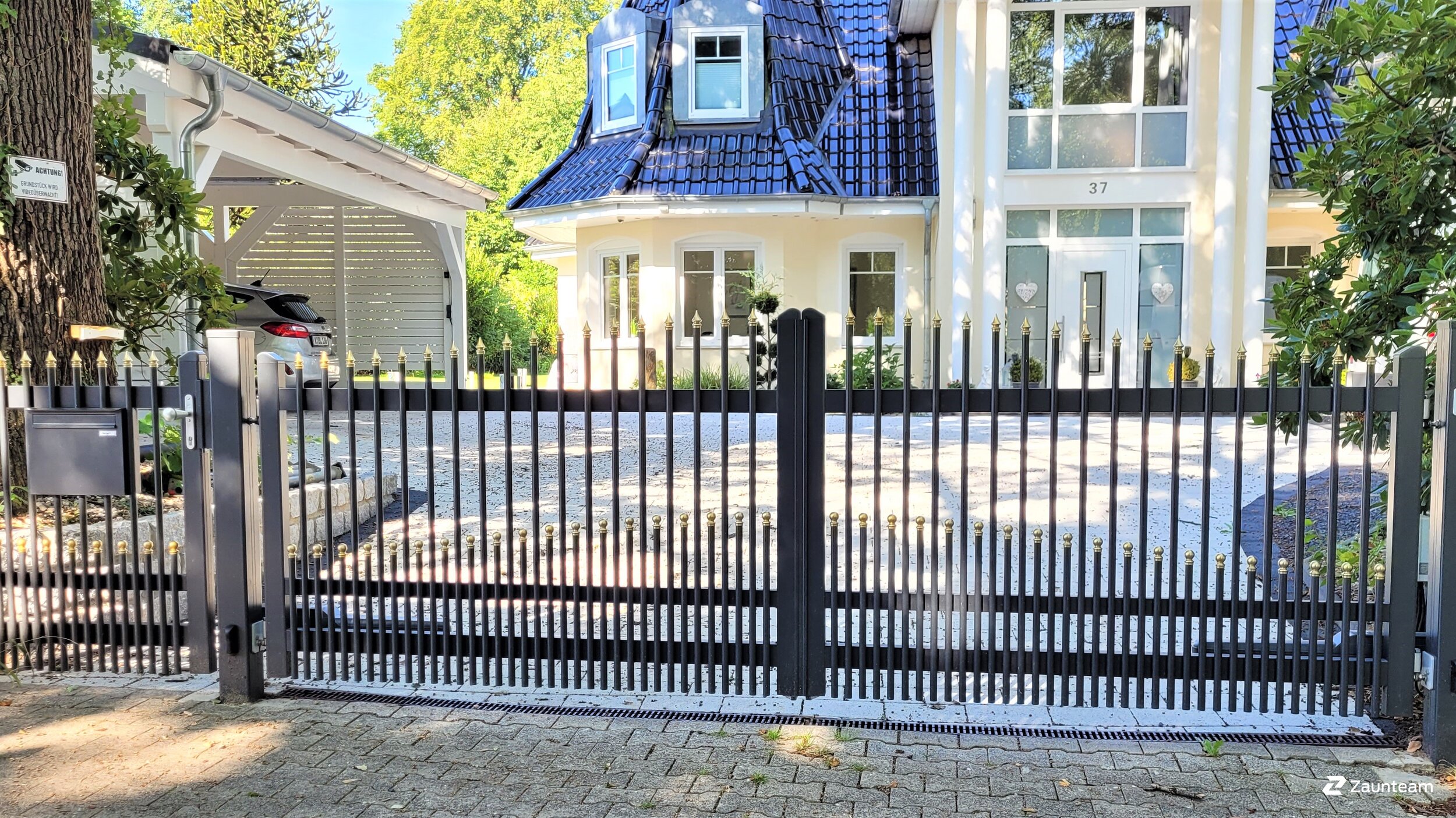 Clôture en aluminium de 2021 à 21521 Dassendorf Allemagne de Zaunteam Hamburg-Ost.