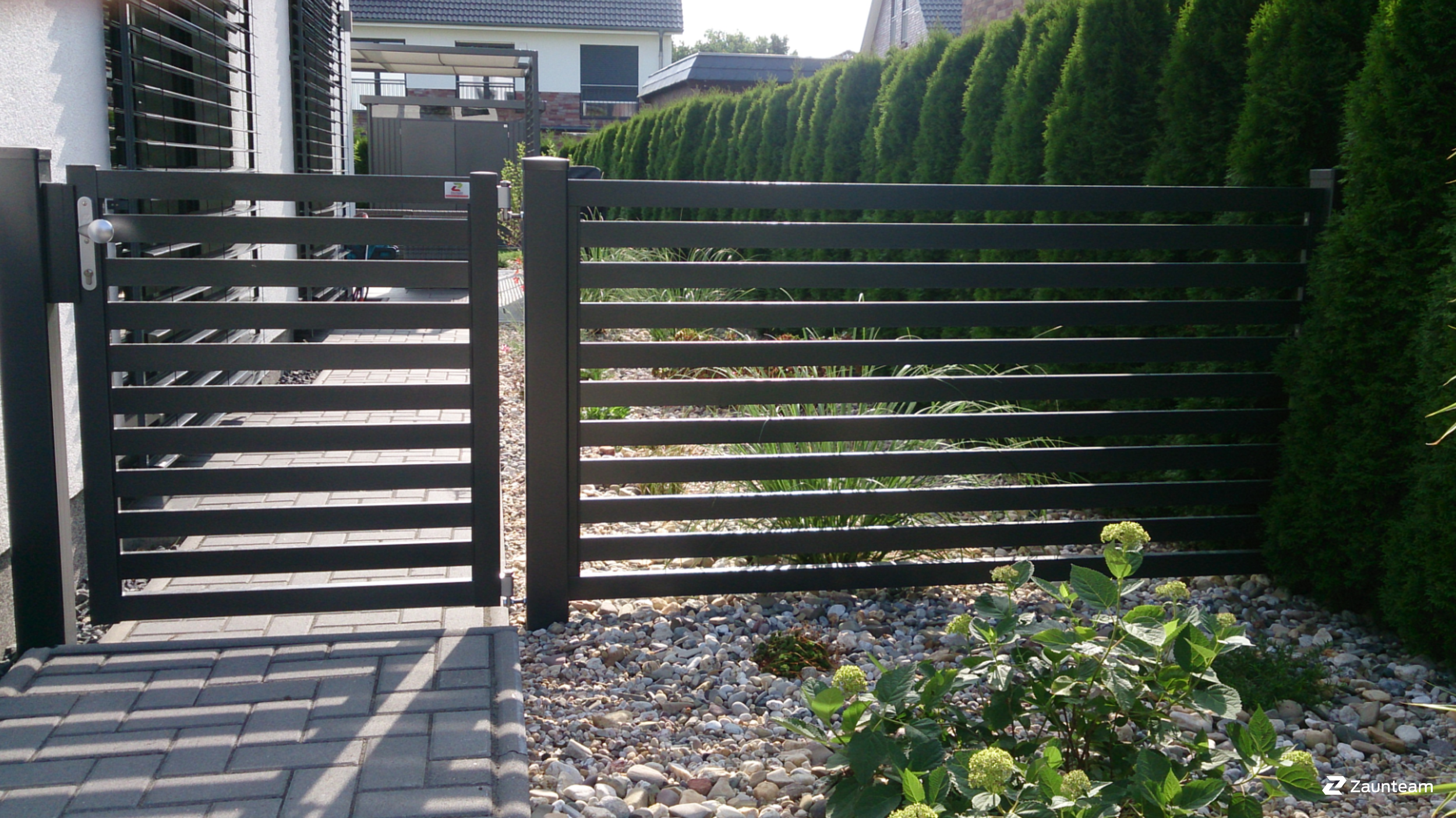 Aluzaun aus dem 2018 in 21465 Wentorf bei Hamburg  Deutschland von Zaunteam Hamburg-Ost.