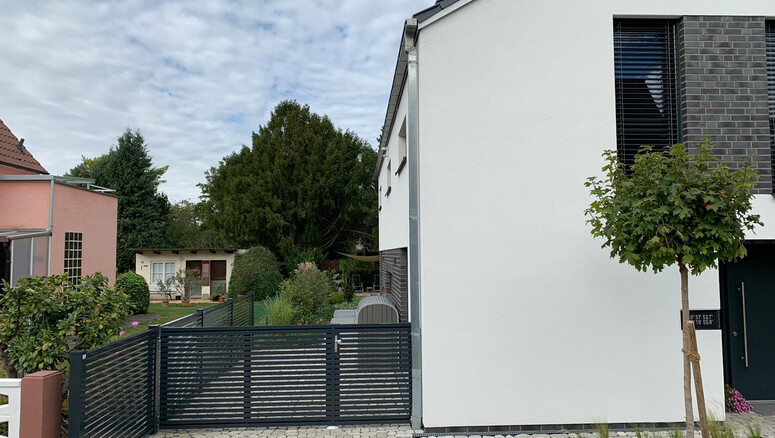 Aluzaun aus dem 2025 in 64625 Bensheim Deutschland von Zaunteam Bergstraße-Ried.