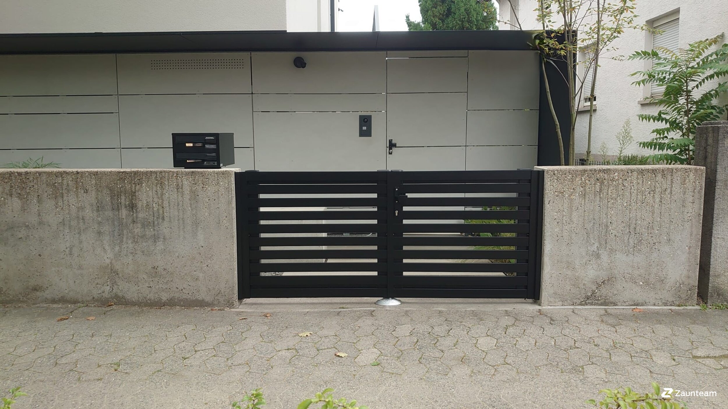 Aluzaun aus dem 2025 in 64625 Bensheim Deutschland von Zaunteam Bergstraße-Ried.