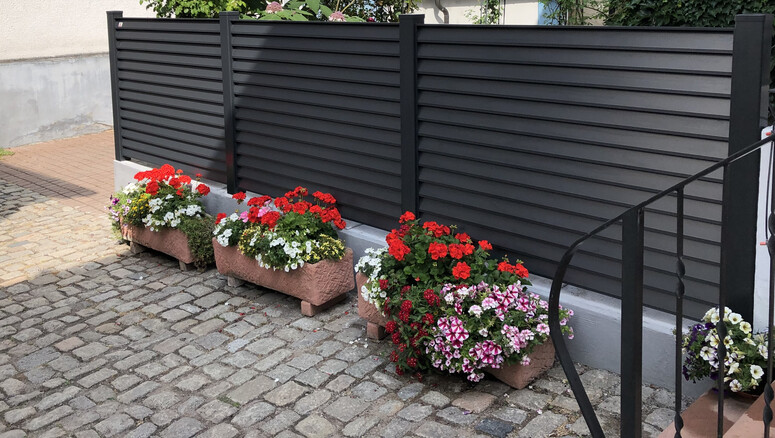 Aluminium Sichtschutz aus dem 2022 in 64673 Zwingenberg Deutschland von Zaunteam Bergstraße-Ried.