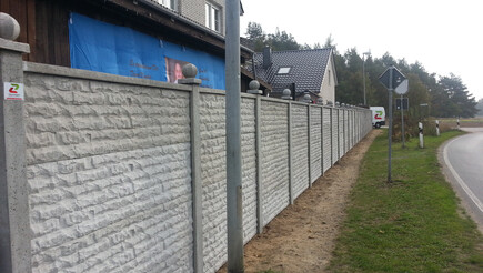 Betonzaun aus dem 2016 in 38176 Wendeburg Deutschland von Zaunteam Hannover.