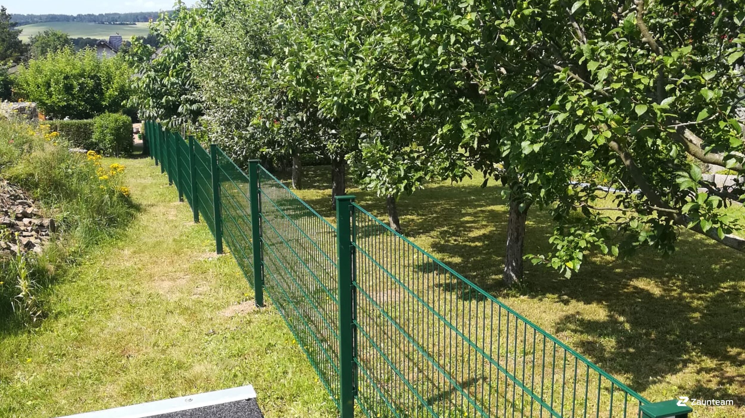 Doppelstabmattenzaun aus dem 2021 in 01744 Malter Deutschland von Zaunteam Dresden-Süd.