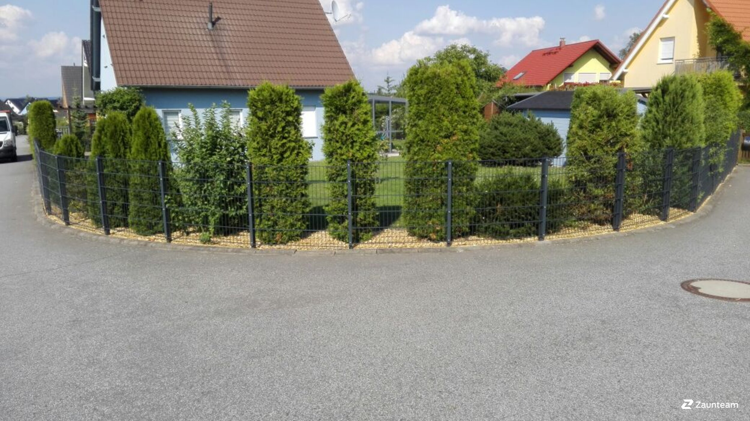 Doppelstabmattenzaun aus dem 2017 in 01809 Müglitztal Deutschland von Zaunteam Dresden-Süd.