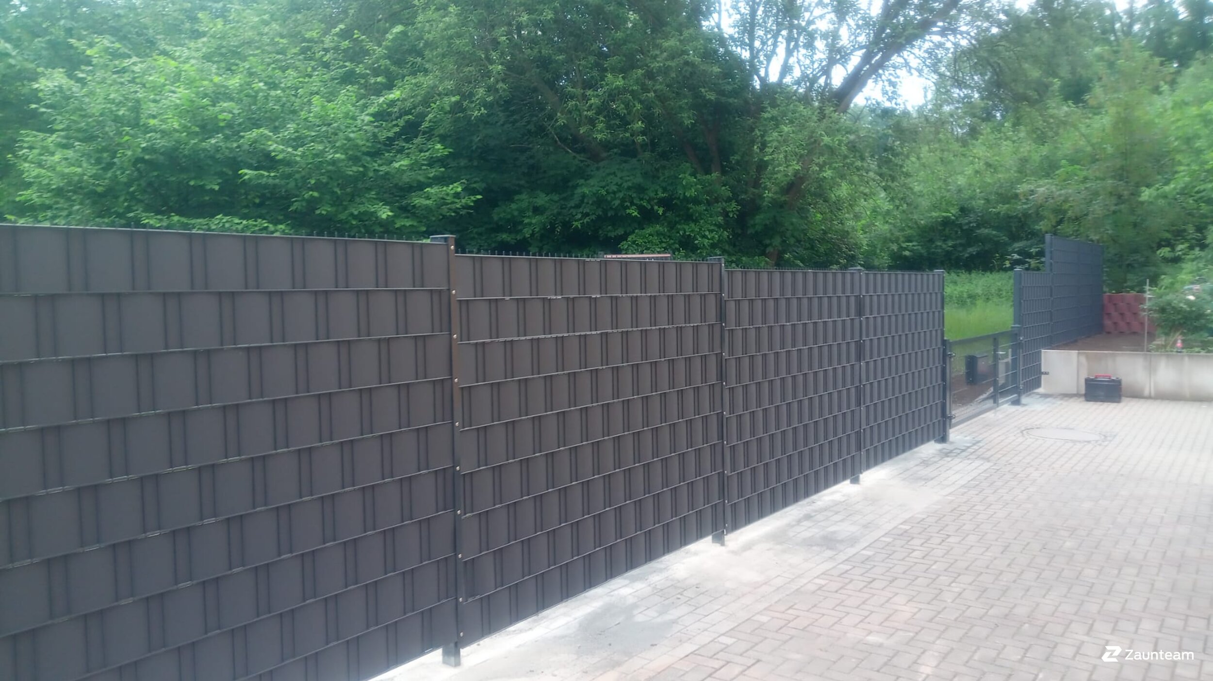 Protection brise-vue en tressage de 2023 à 01259 Dresden Allemagne de Zaunteam Dresden-Süd.