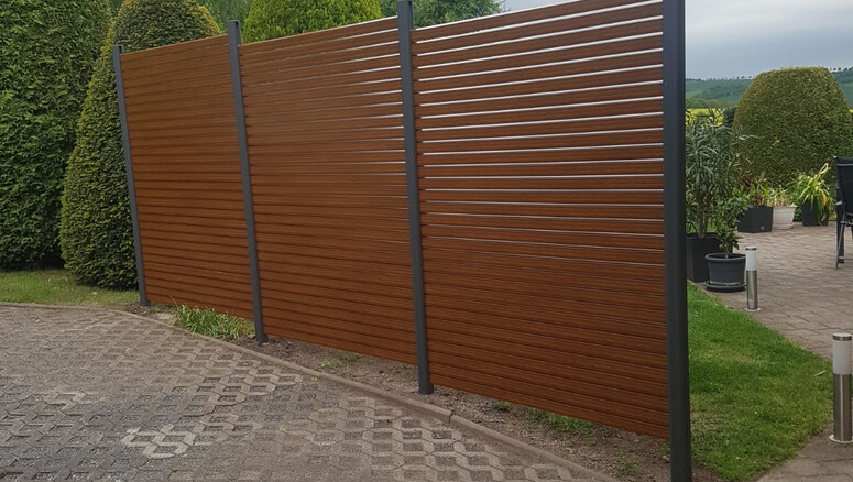 Aluminium Sichtschutz aus dem 2025 in 01728 Bannewitz Deutschland von Zaunteam Dresden-Süd.
