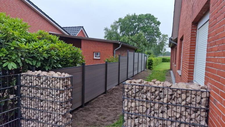 WPC Sichtschutz aus dem 2025 in 26624 Südbrookmerland Deutschland von Zaunteam Ostfriesland.