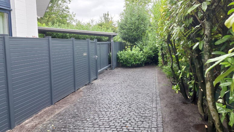 Aluminium Sichtschutz aus dem 2025 in 26721 Emden Deutschland von Zaunteam Ostfriesland.