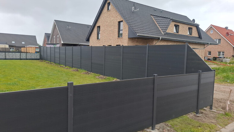 WPC Sichtschutz aus dem 2026 in 26624 Südbrookmerland Deutschland von Zaunteam Ostfriesland.