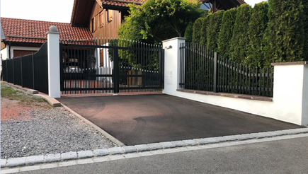 Aluzaun aus dem 2018 in 83052 Bruckmühl Deutschland von Zaunteam Chiemgau.
