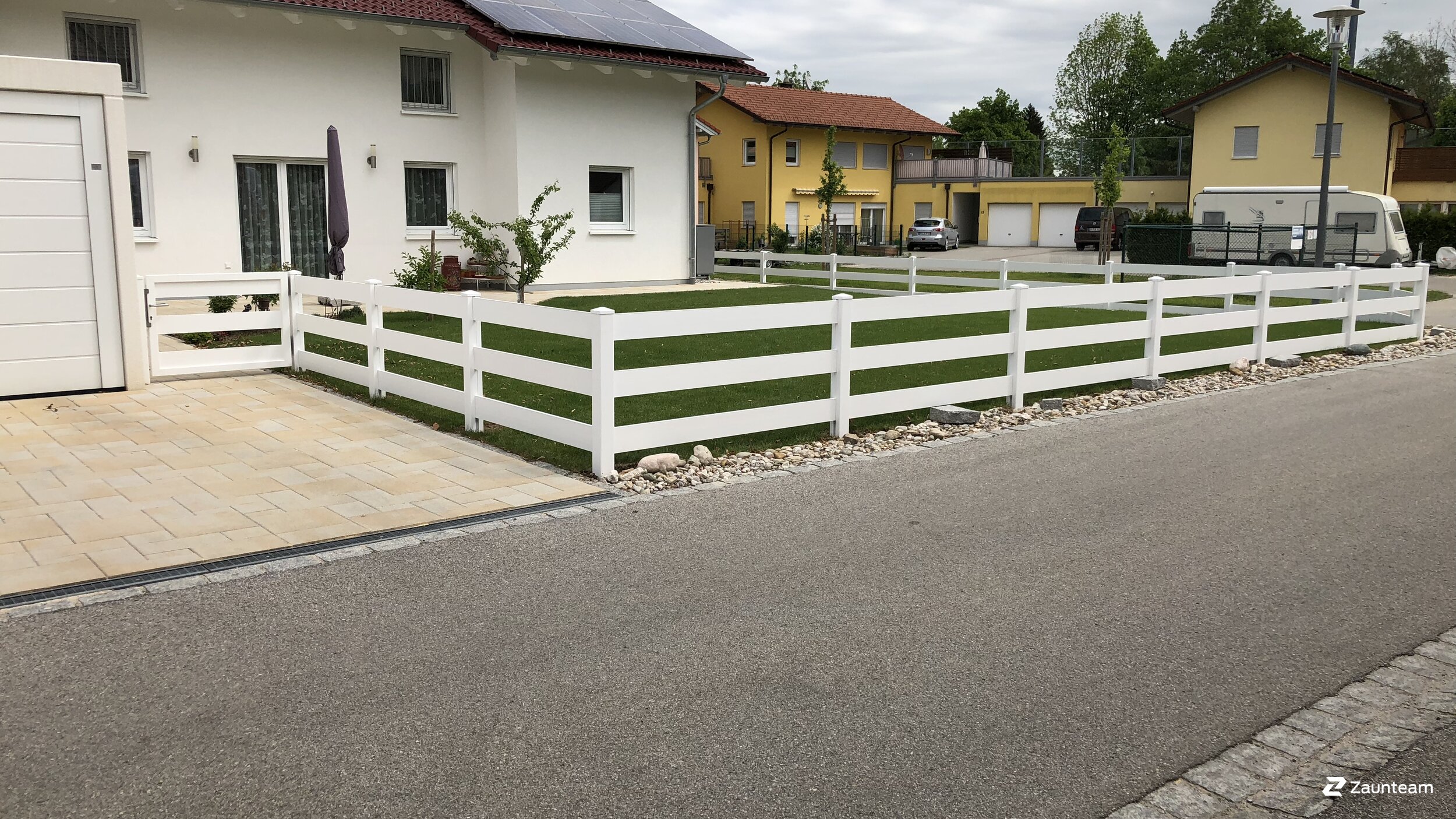 Aluminium Sichtschutz aus dem 2018 in 83404 Ainring Deutschland von Zaunteam Chiemgau.