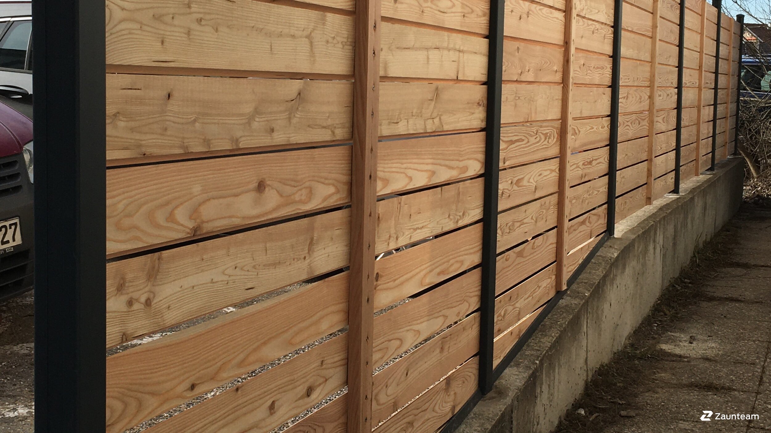 Aluminium Sichtschutz aus dem 2021 in 83317 Teisendorf Deutschland von Zaunteam Chiemgau.