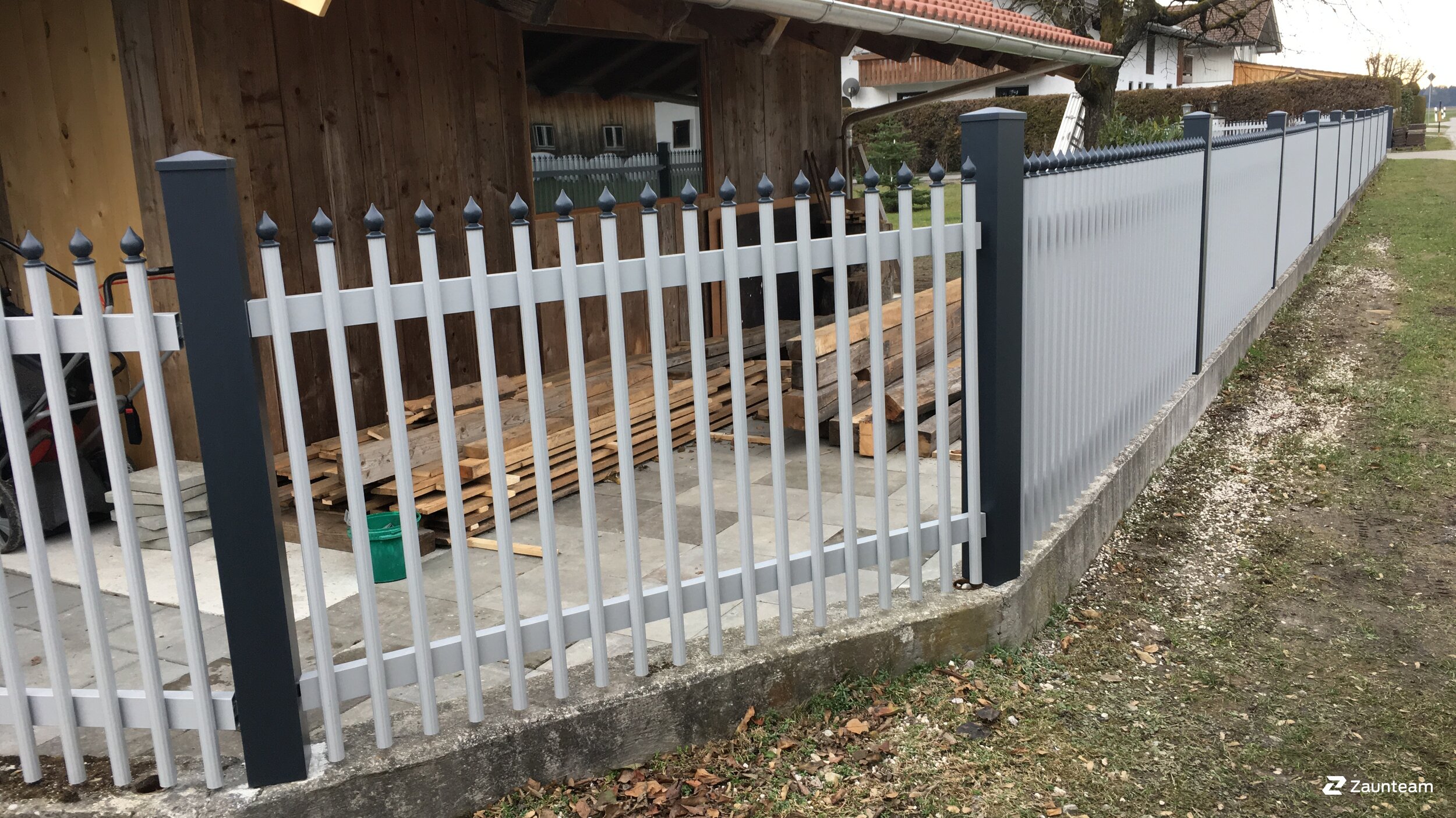 Aluzaun aus dem 2016 in 83115 Neubeuern Deutschland von Zaunteam Chiemgau.