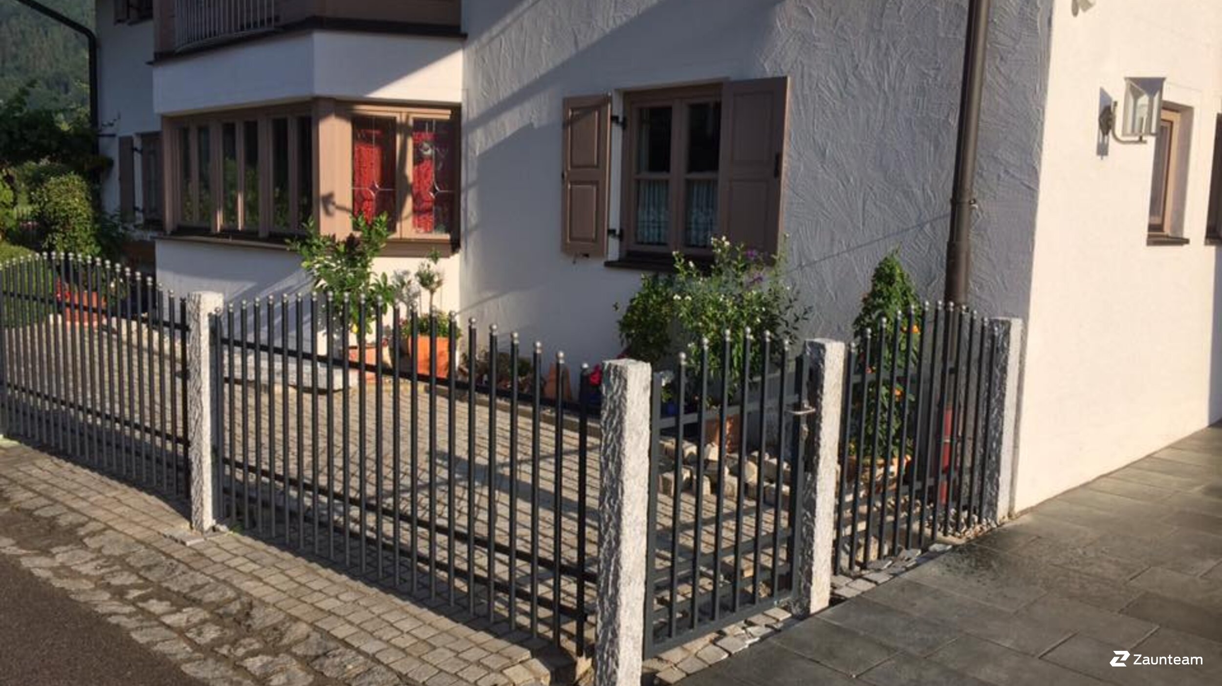 Aluzaun aus dem 2017 in 83324 Ruhpolding Deutschland von Zaunteam Chiemgau.