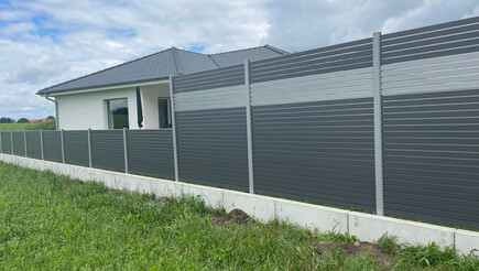Aluminium Sichtschutz aus dem 2023 in 31547 Rehburg Loccum Deutschland von Zaunteam Schaumburger Land.
