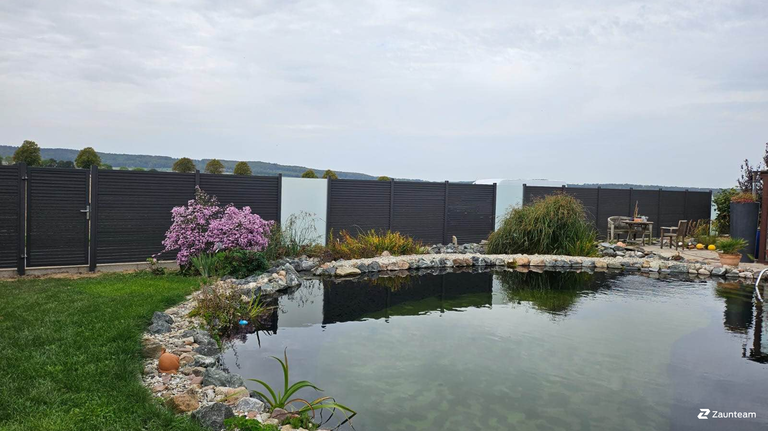 Aluminium Sichtschutz aus dem 2023 in 31552 Apelern Deutschland von Zaunteam Schaumburger Land.