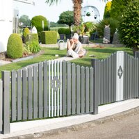 Der Classic Aluzaun ist für den Garten geeignet von Zaunteam | © Zaunteam